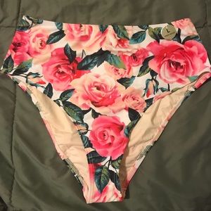 Forever 21 High Waisted Bathing Suit Bottoms